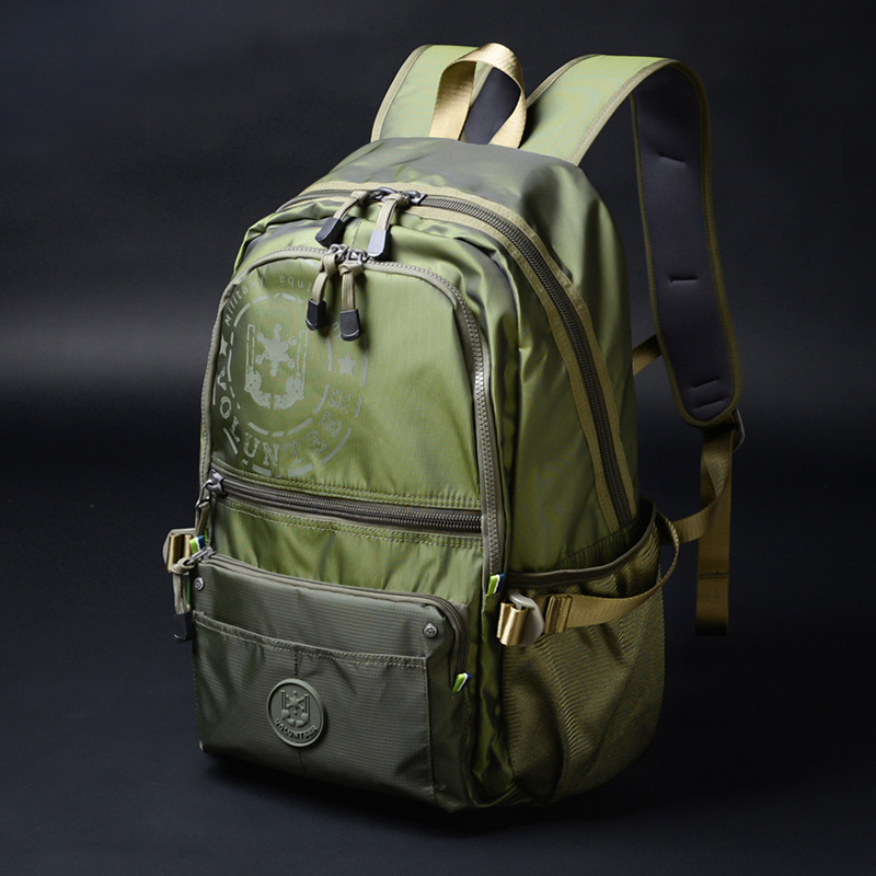 Muški putni ruksak, 20–35L, Oxford platno, 14-inčni laptop, zakrivljeni naramenice, ulični stil