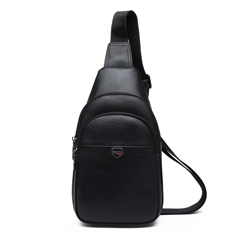 Muška torba preko prsa od prave kože, ulični stil, model 9001