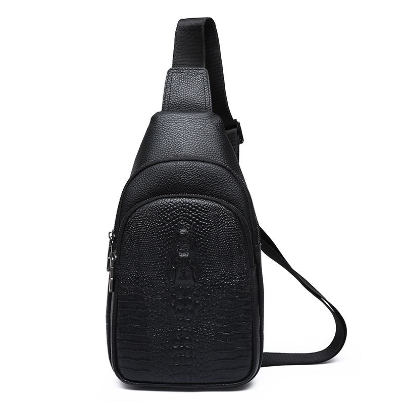 Muška torba preko prsa od prave kože, ulični stil, model 9001