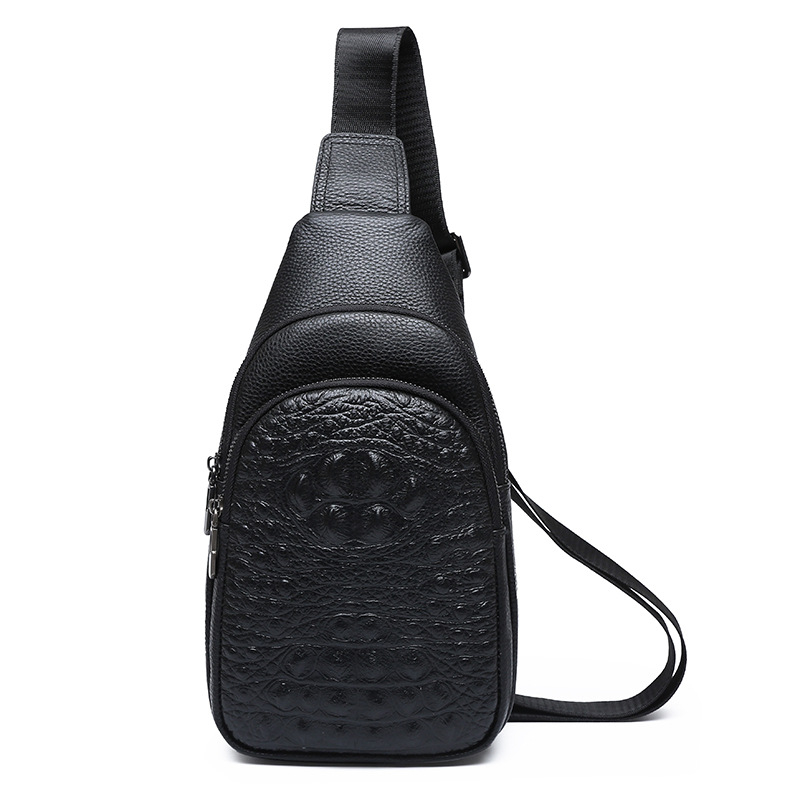 Muška torba preko prsa od prave kože, ulični stil, model 9001