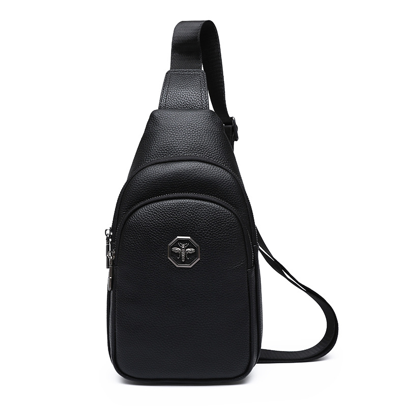Muška torba preko prsa od prave kože, ulični stil, model 9001