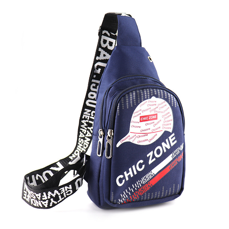 Muška prsna torba, višefunkcionalna, vodootporna od najlona, velika kapaciteta, kompatibilna s 8-inčnim prijenosnim računalom