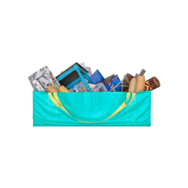 PP tkana vreća za otpad iz dvorišta i gradnje, velik kapacitet; Materijal: PP; Nosivost: 1000-1300 kg; Samozatvaranje: Da; Specifikacije: Prilagođene; Kategorija: Plastna tkanina vreća