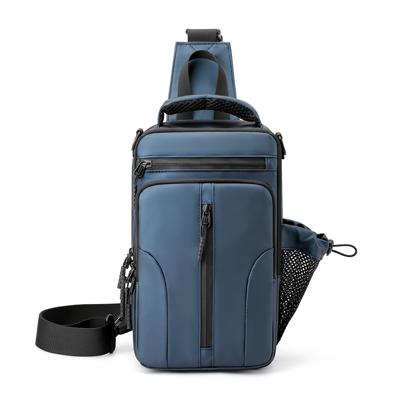 HAOSHUAI Muška prsna torba, najlon, vodootporna, crossbody dizajn, model 1100-51