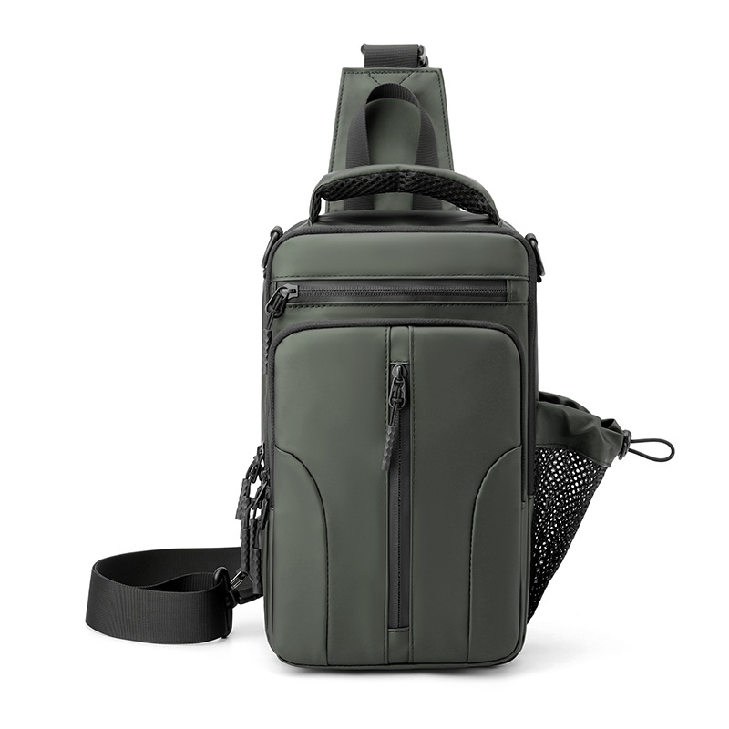 HAOSHUAI Muška prsna torba, najlon, vodootporna, crossbody dizajn, model 1100-51