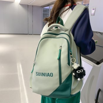 Studentska ranac 2026 – novi model, velika zapremina od najlona, prozračan i vodootporan, naramenice s jastučićem zraka, podstava od poliestera