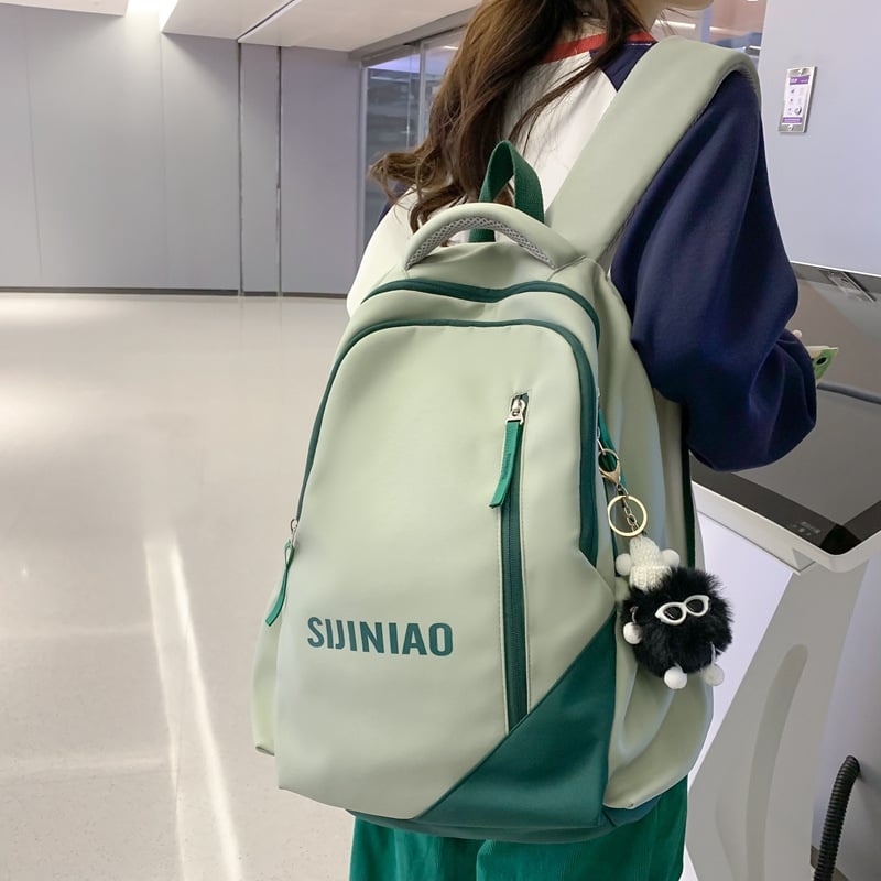 Studentska ranac 2026 – novi model, velika zapremina od najlona, prozračan i vodootporan, naramenice s jastučićem zraka, podstava od poliestera