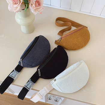 Dječja torbica za prsa Corduroy, Unisex, za osnovnu školu, Casual Travel, prozračna