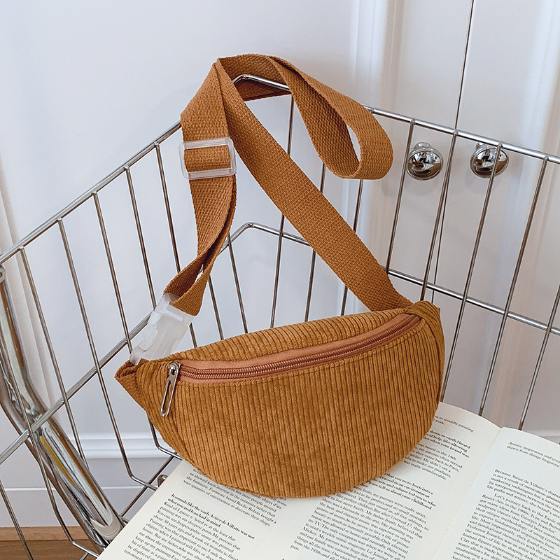 Dječja torbica za prsa Corduroy, Unisex, za osnovnu školu, Casual Travel, prozračna