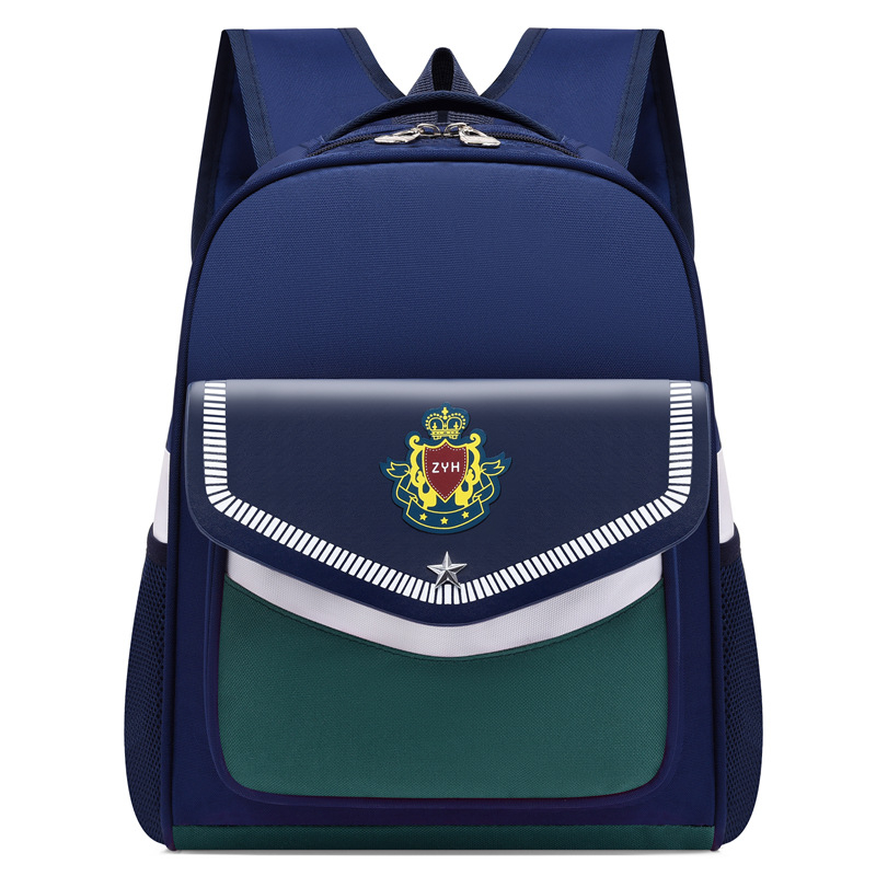 Ruksak u britskom stilu od Oxford materijala, unisex, kapacitet ispod 20 L, s ispisanim logom i mogućnošću prilagođavanja