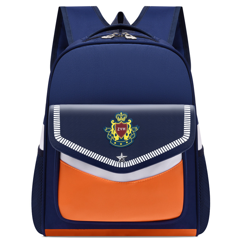 Ruksak u britskom stilu od Oxford materijala, unisex, kapacitet ispod 20 L, s ispisanim logom i mogućnošću prilagođavanja