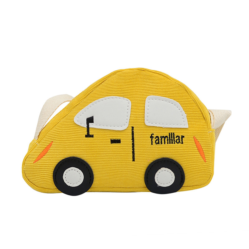 Dječja torba preko ramena u obliku automobila, unisex, Oxford platno, karikatura dizajn, podstava od platna