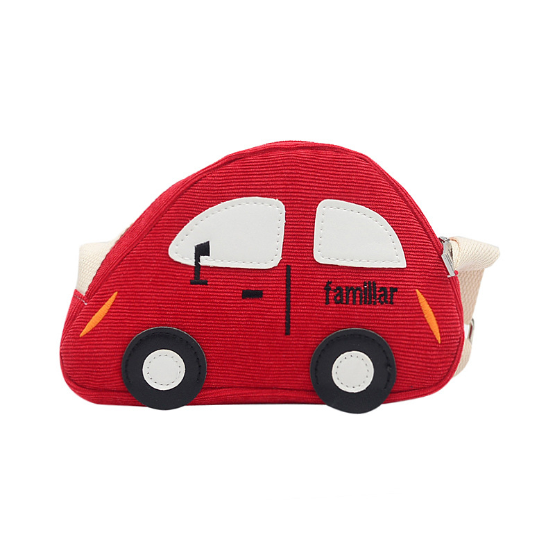 Dječja torba preko ramena u obliku automobila, unisex, Oxford platno, karikatura dizajn, podstava od platna