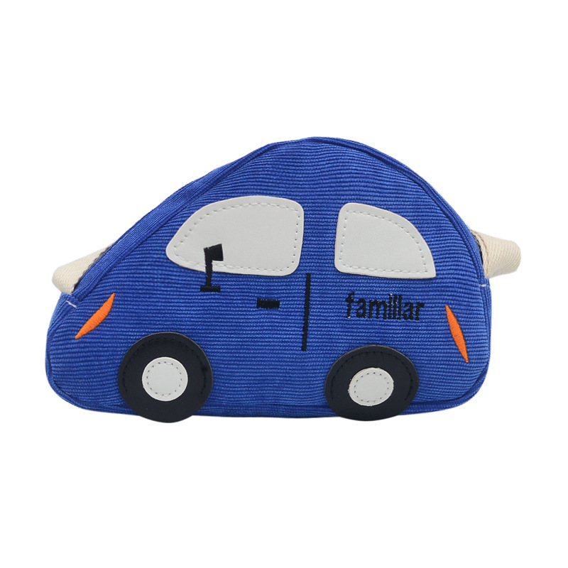 Dječja torba preko ramena u obliku automobila, unisex, Oxford platno, karikatura dizajn, podstava od platna