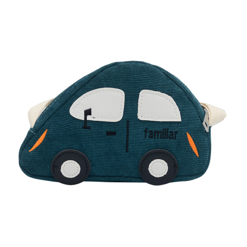 Dječja torba preko ramena u obliku automobila, unisex, Oxford platno, karikatura dizajn, podstava od platna