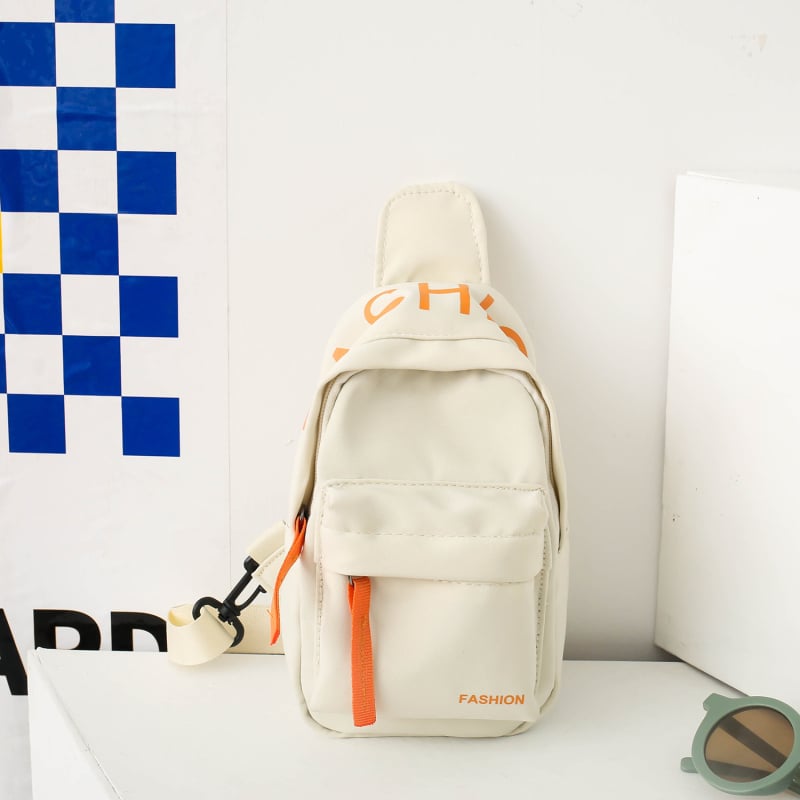 Dječja color-block torba za prsa, Oxford platno, poliester podstava, unisex, svakodnevna upotreba
