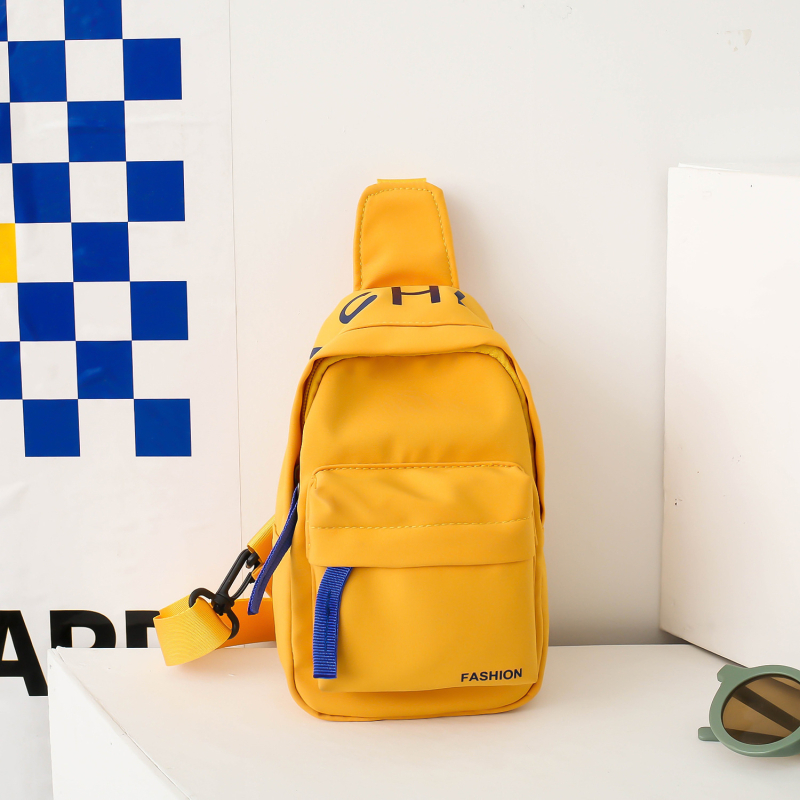 Dječja color-block torba za prsa, Oxford platno, poliester podstava, unisex, svakodnevna upotreba