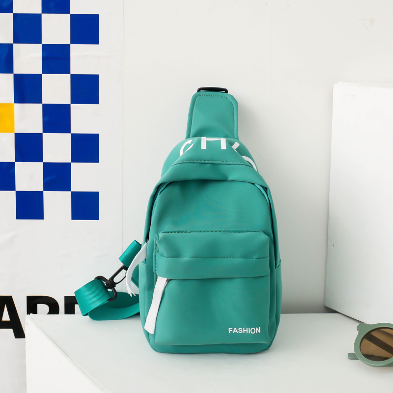 Dječja color-block torba za prsa, Oxford platno, poliester podstava, unisex, svakodnevna upotreba