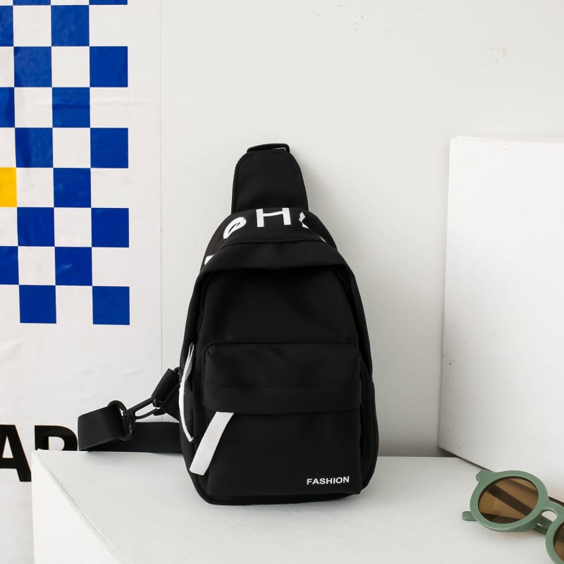 Dječja color-block torba za prsa, Oxford platno, poliester podstava, unisex, svakodnevna upotreba