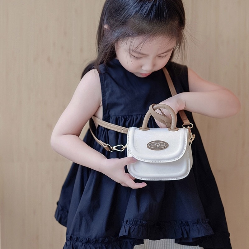 Dječja crossbody torbica za djevojčice — uzorak životinja, PU materijal, prozračna, vodootporna, ultralaka, ljeto 2024