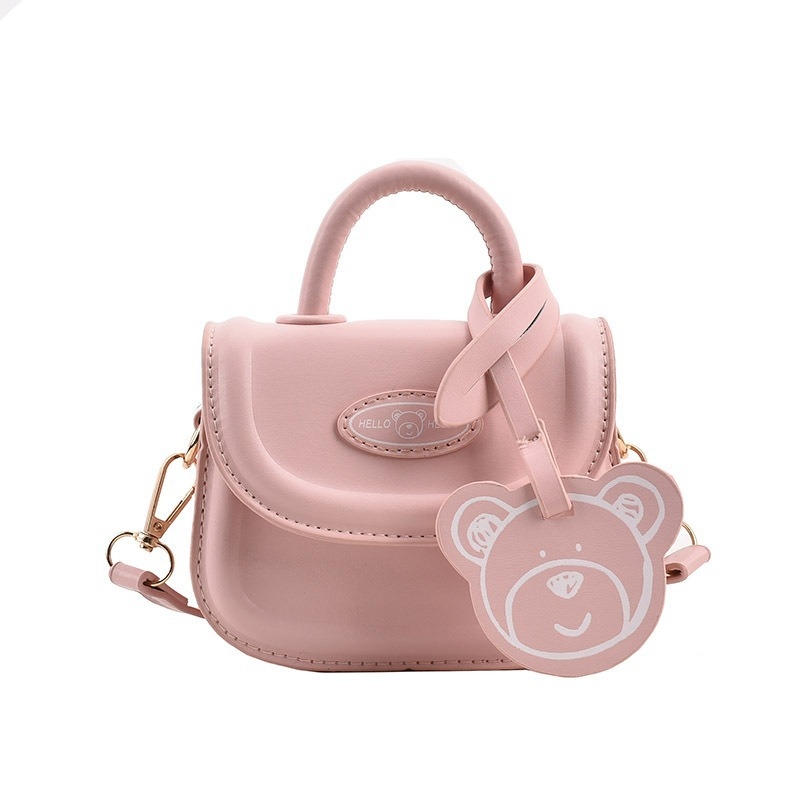 Dječja crossbody torbica za djevojčice — uzorak životinja, PU materijal, prozračna, vodootporna, ultralaka, ljeto 2024