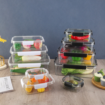 Shengma Θήκη Διατήρησης Τροφίμων για Ψυγείο, Διαφανές Πλαστικό Αποθηκευτικό Κοντέινερ Τροφίμων, Σφραγισμένο, Με Μεγάλη Χωρητικότητα