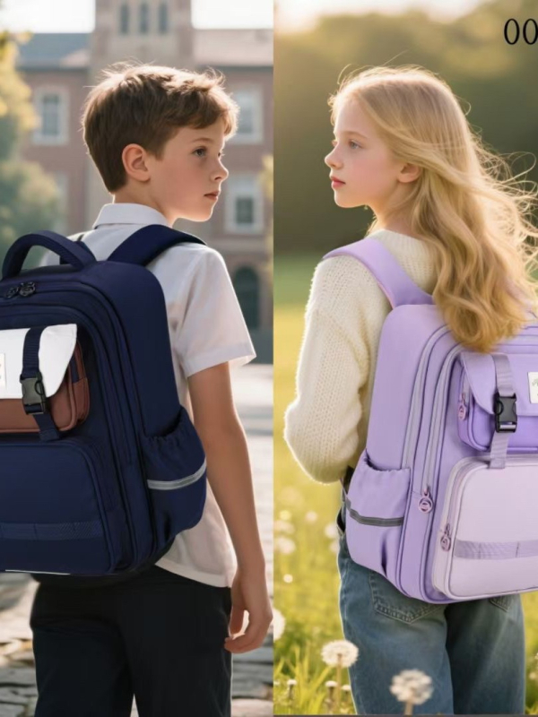 Sunshine Rainbow unisex školska torba, velika zapremina, Oxford platno, prozračna i lagana, otporna na habanje, stil mladenačkog kampusa, za razrede 3–6