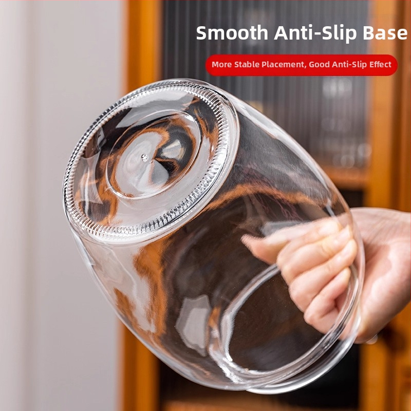 Κυκλικό γυάλινο σφραγισμένο βάζο για τουρσί, χωρητικότητα 501–800 ml, κινεζικού στυλ