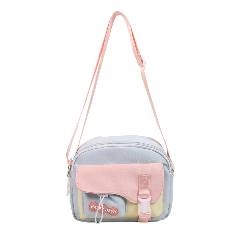Torba preko ramena za djevojčice za školu, platnena torba s poliesterom, stil mladenački kampus, za svakodnevnu upotrebu