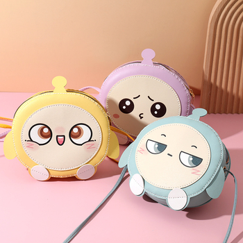 Dječja PU crossbody torba s anime uzorkom, vodootporna, ultralagana, unisex