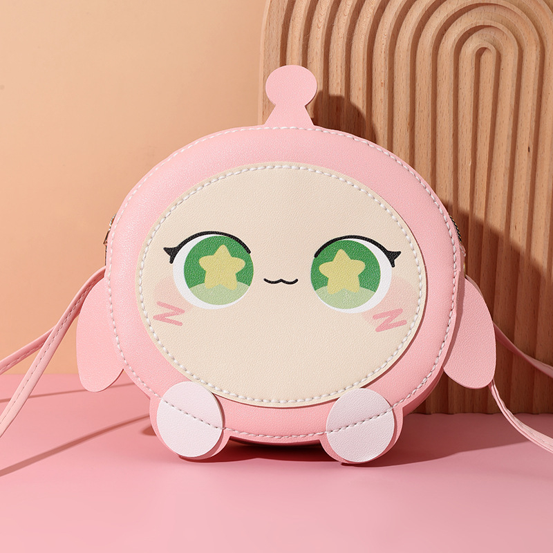 Dječja PU crossbody torba s anime uzorkom, vodootporna, ultralagana, unisex
