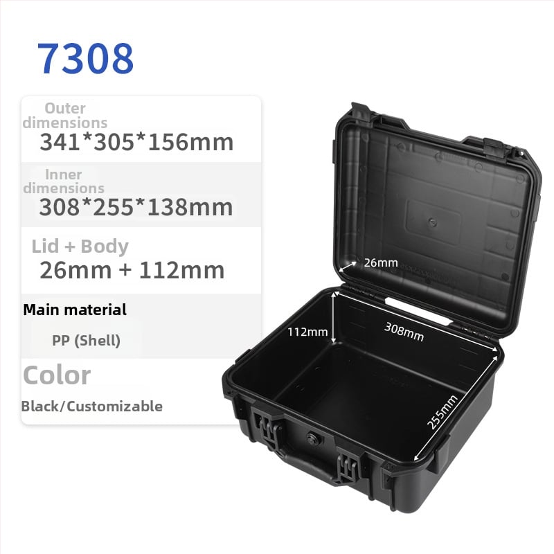 Műanyag szerszámtároló, hordozható, vízálló, nedvességálló, 7-es sorozat, Jiangmen Meigu márka