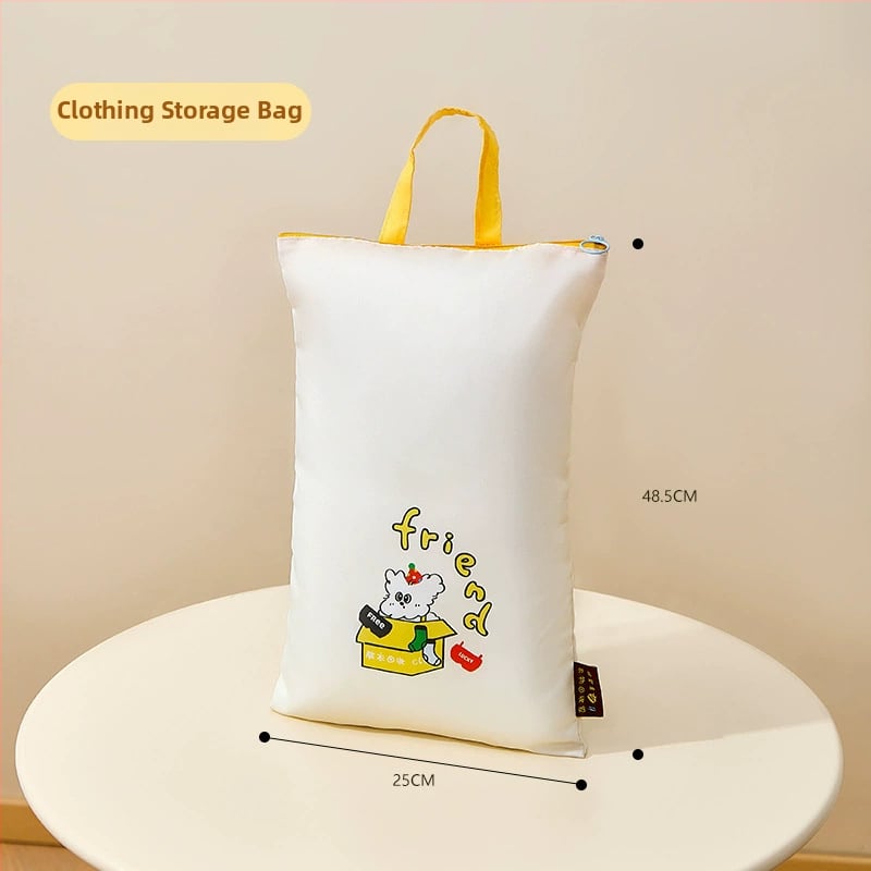 Комплект пътни чанти за съхранение с карикатурен дизайн за бельо и дрехи, PP материал, многочастен комплект
