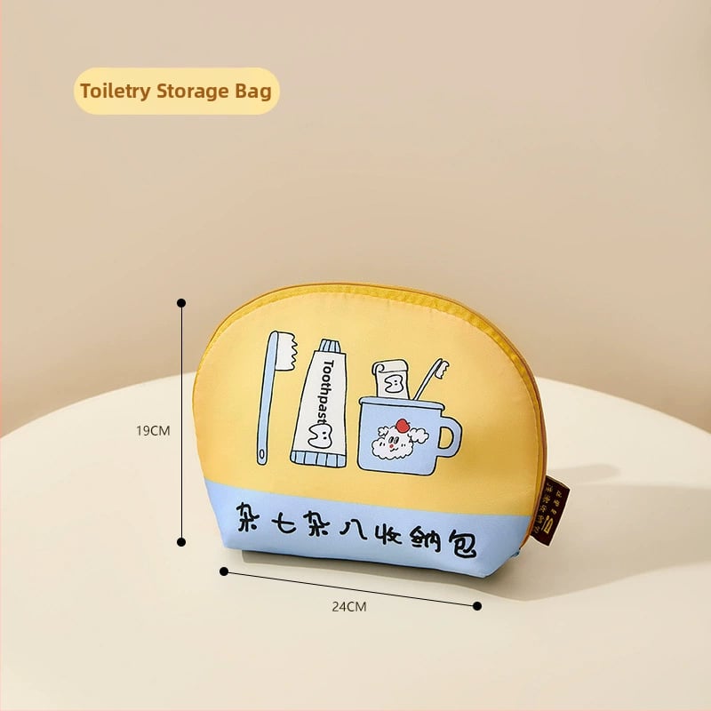Комплект пътни чанти за съхранение с карикатурен дизайн за бельо и дрехи, PP материал, многочастен комплект