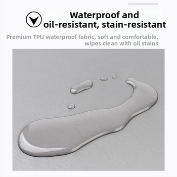 Vízálló konyhai kötény hosszú ujjú, olaj- és kopásálló; anyag: TPU poliuretán; tömeg: 350 g; alkalmas konyhának, otthonra és éttermekbe