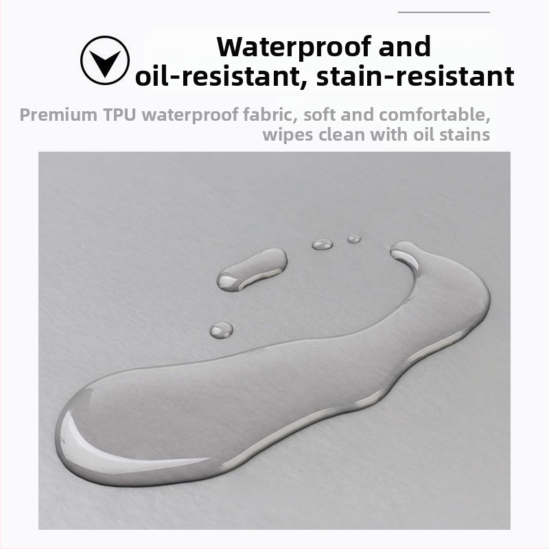 Vízálló konyhai kötény hosszú ujjú, olaj- és kopásálló; anyag: TPU poliuretán; tömeg: 350 g; alkalmas konyhának, otthonra és éttermekbe