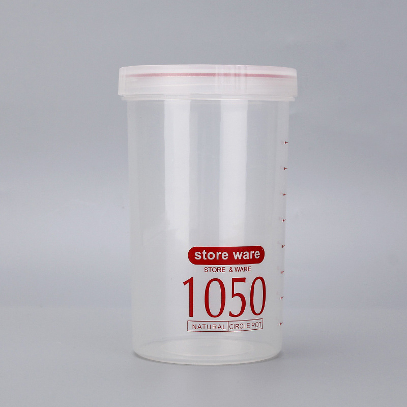 Κύκλιος πλαστικός κάδος αποθήκευσης τροφίμων με περιστρεφόμενο καπάκι, χωρητικότητας 800–1000 ml, συμβατός με φούρνο μικροκυμάτων