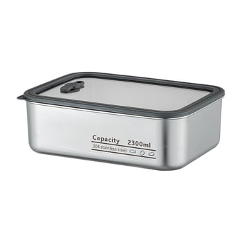 304 rozsdamentes acél élelmiszertartó doboz átlátszó üvegfedővel és szellőzőnyílásokkal, mikrohullámú sütőben használható, egy rétegű