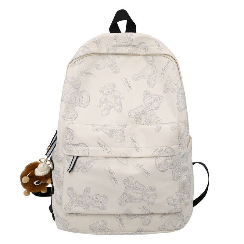Graffiti ruksak u uličnom stilu s noćnim osvjetljenjem, unisex, 20–35L, najlon, studentska torba