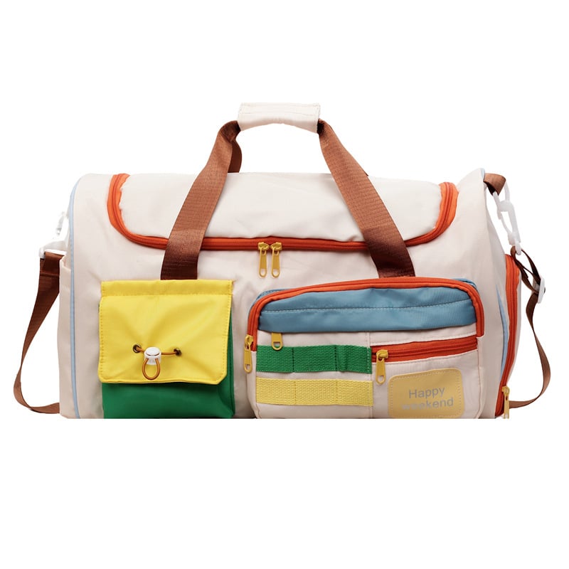 Unisex sporta un ceļojumu soma ar 20–35L ietilpību, Oxford audums, elpojoša, ūdensnecaurlaidīga, sausais/mitrais nodalījums