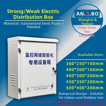 AN.S.BO Box pre monitorovanie siete, vonkajšia vodotesná skrinka pre bezpečnostné monitorovanie a sieťový interkom, na stĺp