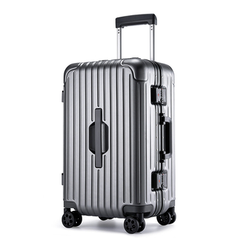 Unisex višenamjenski putni kovčeg velikog kapaciteta — otvor s aluminijskim okvirom, ABS+PC materijal, vodootporan, otporan na habanje, protiv krađe, mokro/suho odvajanje, univerzalni kotači, 4 kg, običan kombinacijski zaključavač, za poslovna putovanja