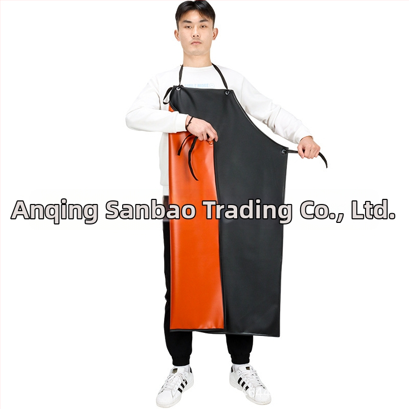 Șorț de protecție - PVC, rezistent la uzură, impermeabil la apă, rezistent la ulei; Brand: Sanbaoxi; Greutate: 0.4 kg