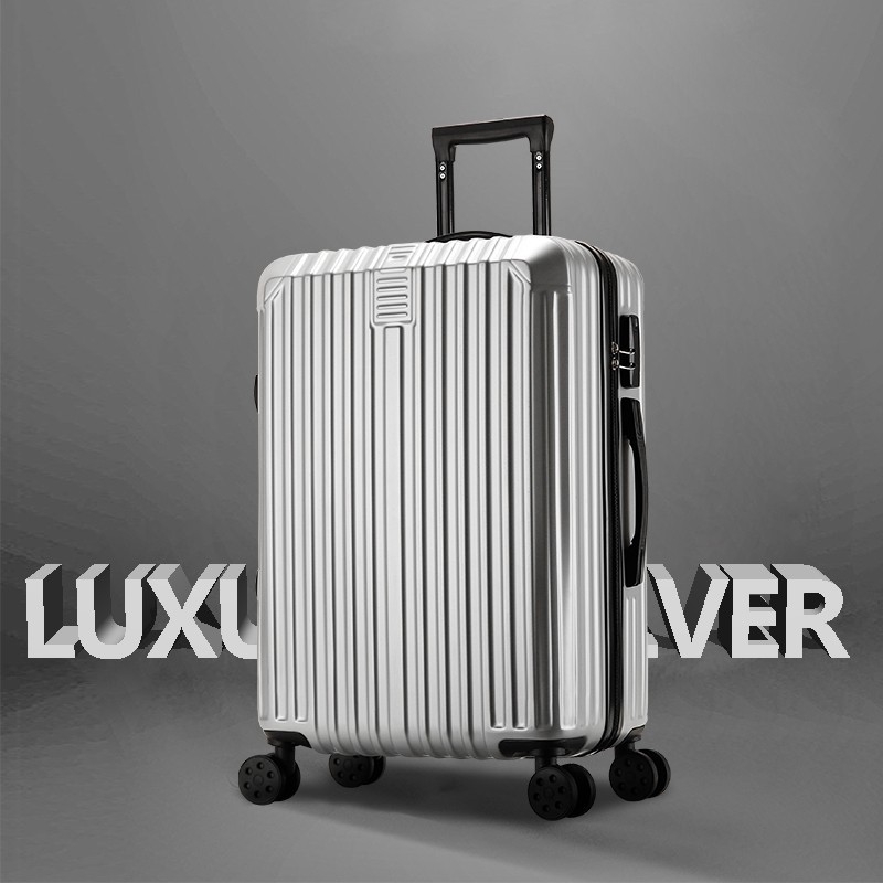 Valiză ABS+PC cu deschidere prin fermoar, roți universale, 5 kg, încuietoare cu combinație standard