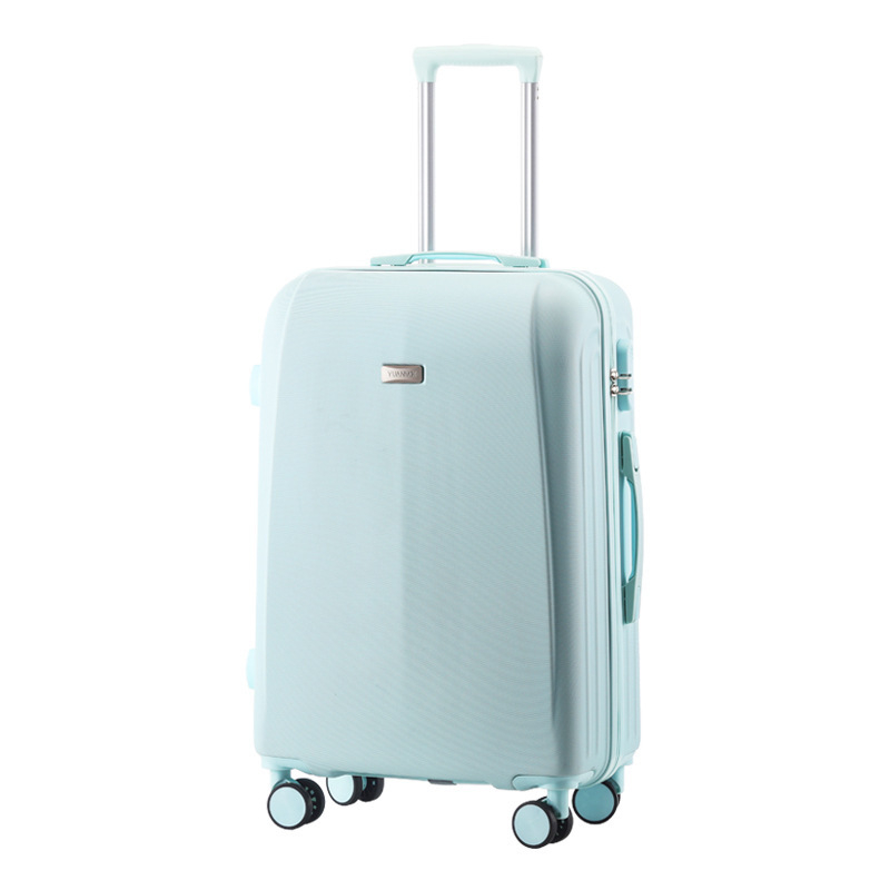 Valiză ABS+PC cu deschidere prin fermoar, roți universale, 5 kg, încuietoare cu combinație standard