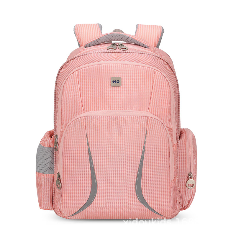 Rucsac Jiashi pentru elevi cu curele cu pernă de aer, impermeabil, ultra-ușor, respirabil, Nylon, pentru clasele 5–6