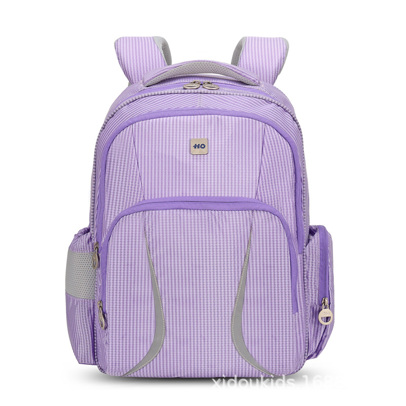 Rucsac Jiashi pentru elevi cu curele cu pernă de aer, impermeabil, ultra-ușor, respirabil, Nylon, pentru clasele 5–6