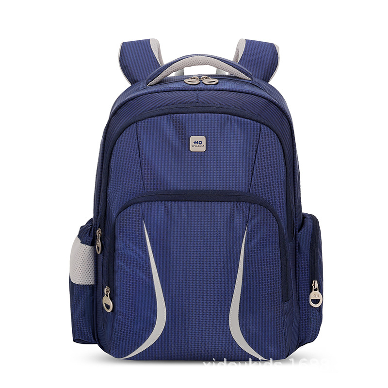 Rucsac Jiashi pentru elevi cu curele cu pernă de aer, impermeabil, ultra-ușor, respirabil, Nylon, pentru clasele 5–6