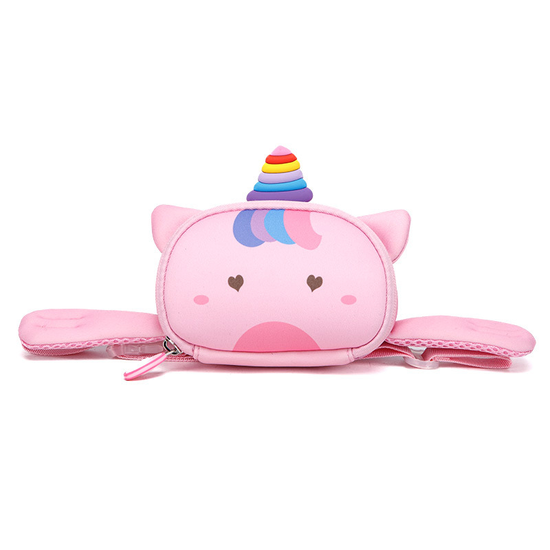Almost a Bear dječja pojasna/crossbody torba s anime uzorkom, unisex, 1 remen, dišuća, materijal: diving cloth, podstava: poliester, proljeće 2023