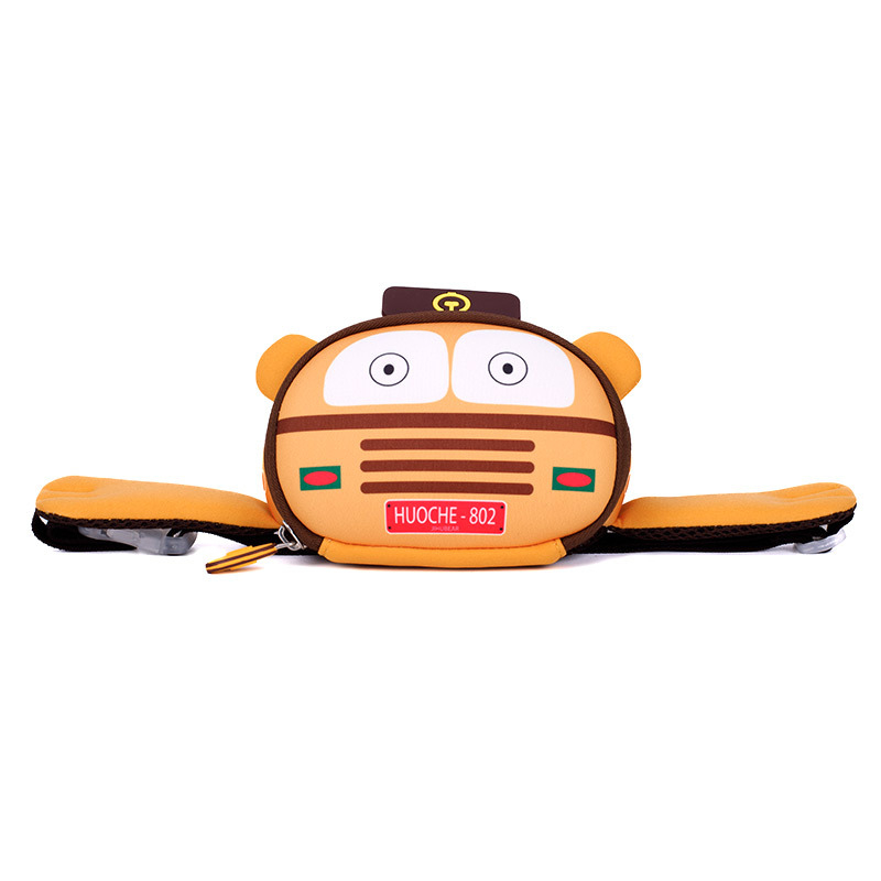 Almost a Bear dječja pojasna/crossbody torba s anime uzorkom, unisex, 1 remen, dišuća, materijal: diving cloth, podstava: poliester, proljeće 2023